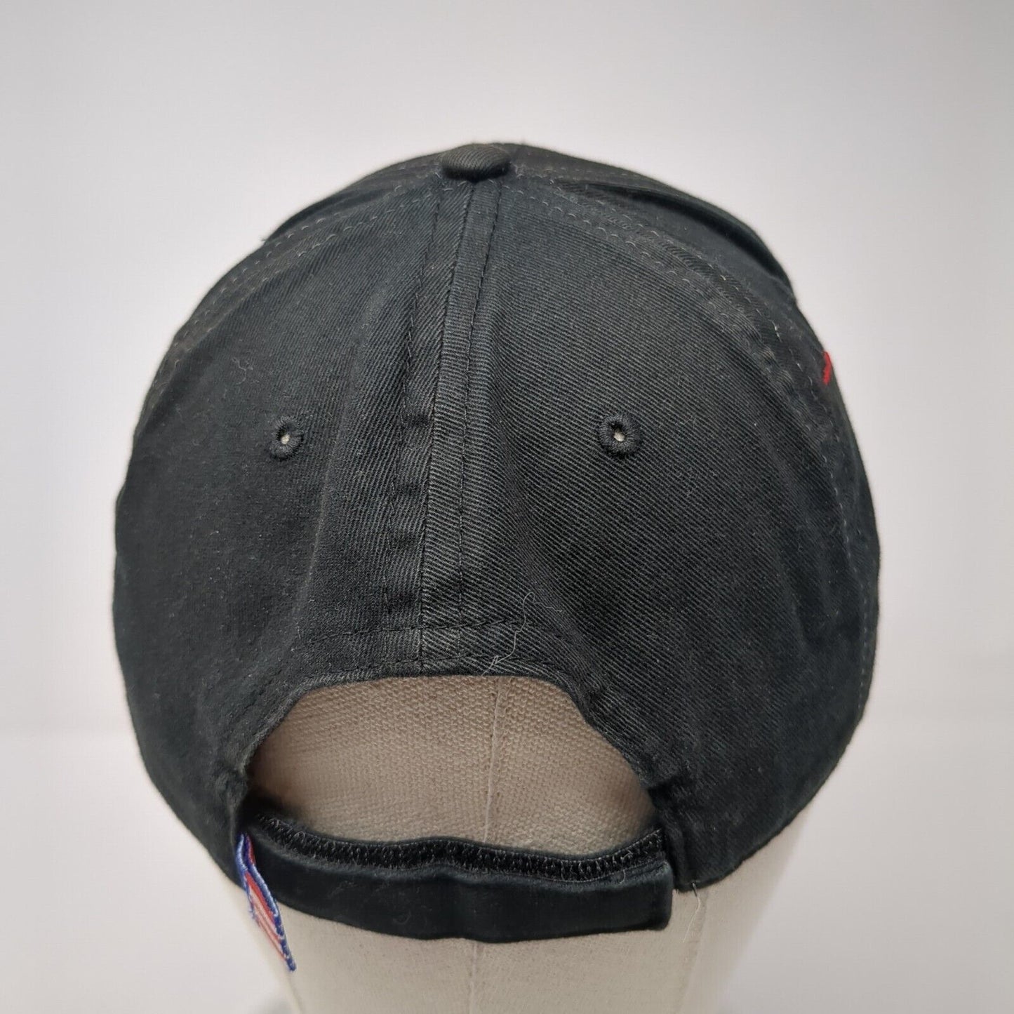H Hansen Industries Strapback Baseball Cap Black OS Adjustable Patriotic Otto