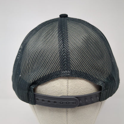 Kuna Dental Snapback Trucker Hat Black One Size Mesh Back Port Authority