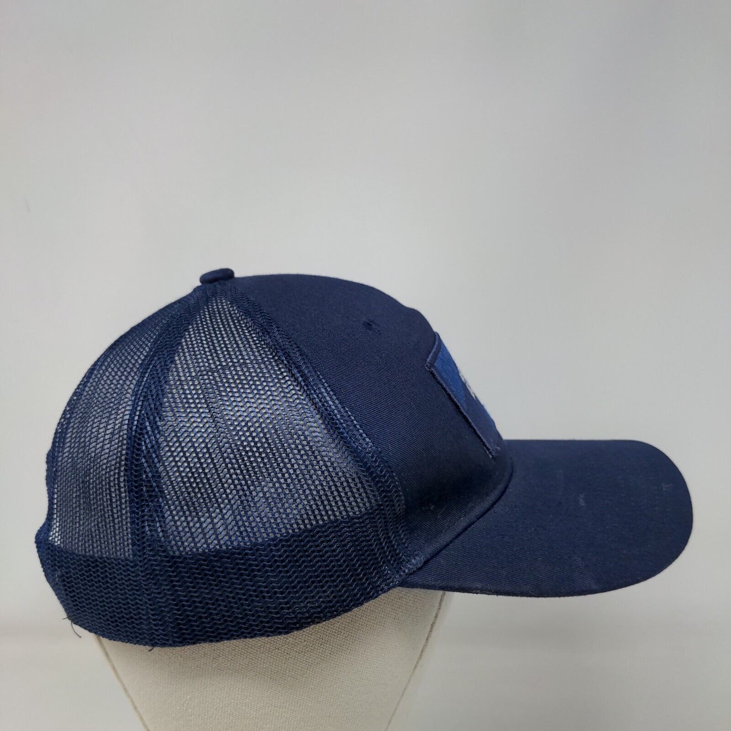Heroes & Headliners Snapback Mesh Back Trucker Hat Blue One Size Walmart