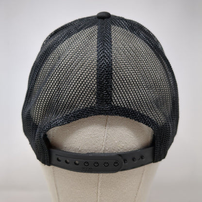 American Flag Snapback Trucker Hat Black OSFA Adjustable Mesh Back Rope Otto
