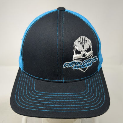 Pacific Headwear Trucker Hat Black Blue One Size Bowfishing Store Mesh Snapback
