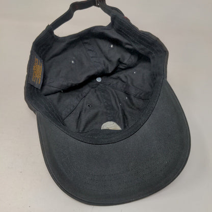 Yupoong Slideback Hat Black One Size Adjustable Embroidered The Classics 6 Panel