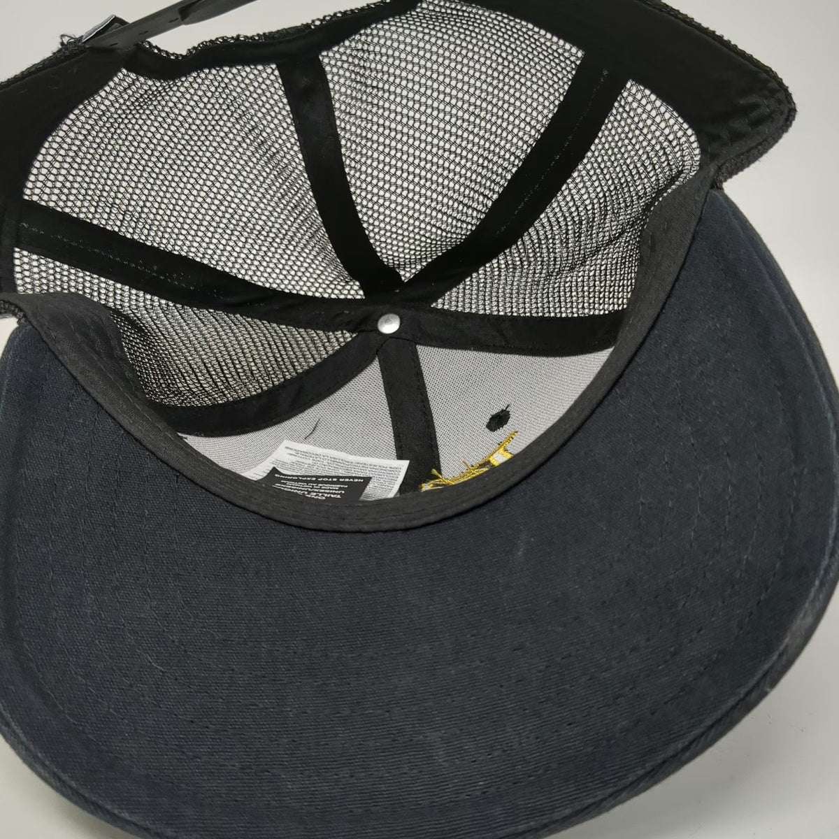 The North Face Trucker Hat Black Yellow One Size Mesh Snapback F&E Services Inc
