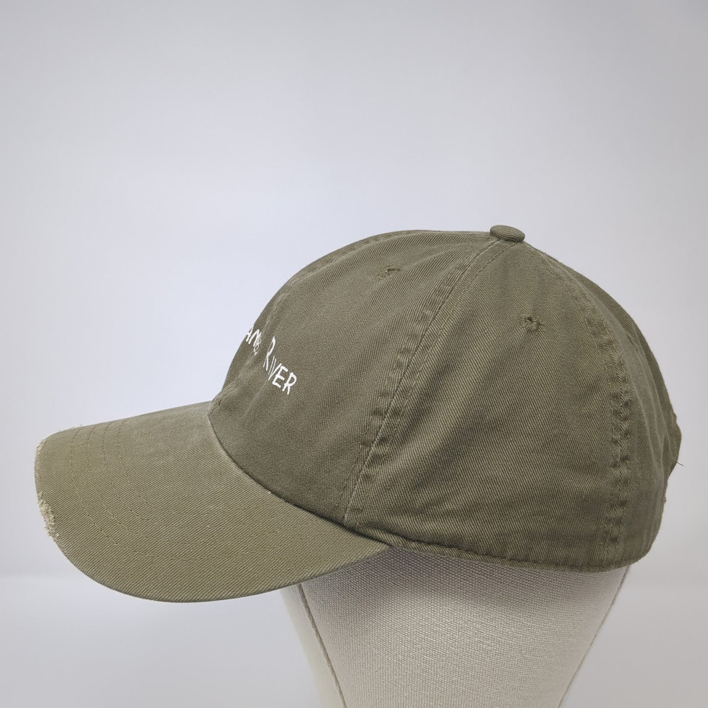 Meramec River Slideback Hat Green One Size Adjustable Embroidered HG