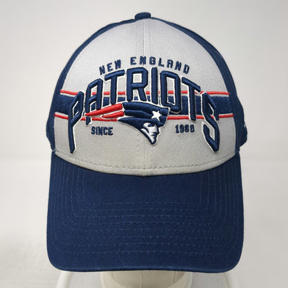 New England Patriots NFL New Era Blue One Size Strapback Hat Embroidered Logo