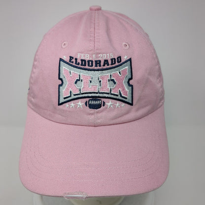 Feb. 1, 2015 Eldorado XLIX Strapback Hat Pink OS Extreme Fit Distressed Ahead
