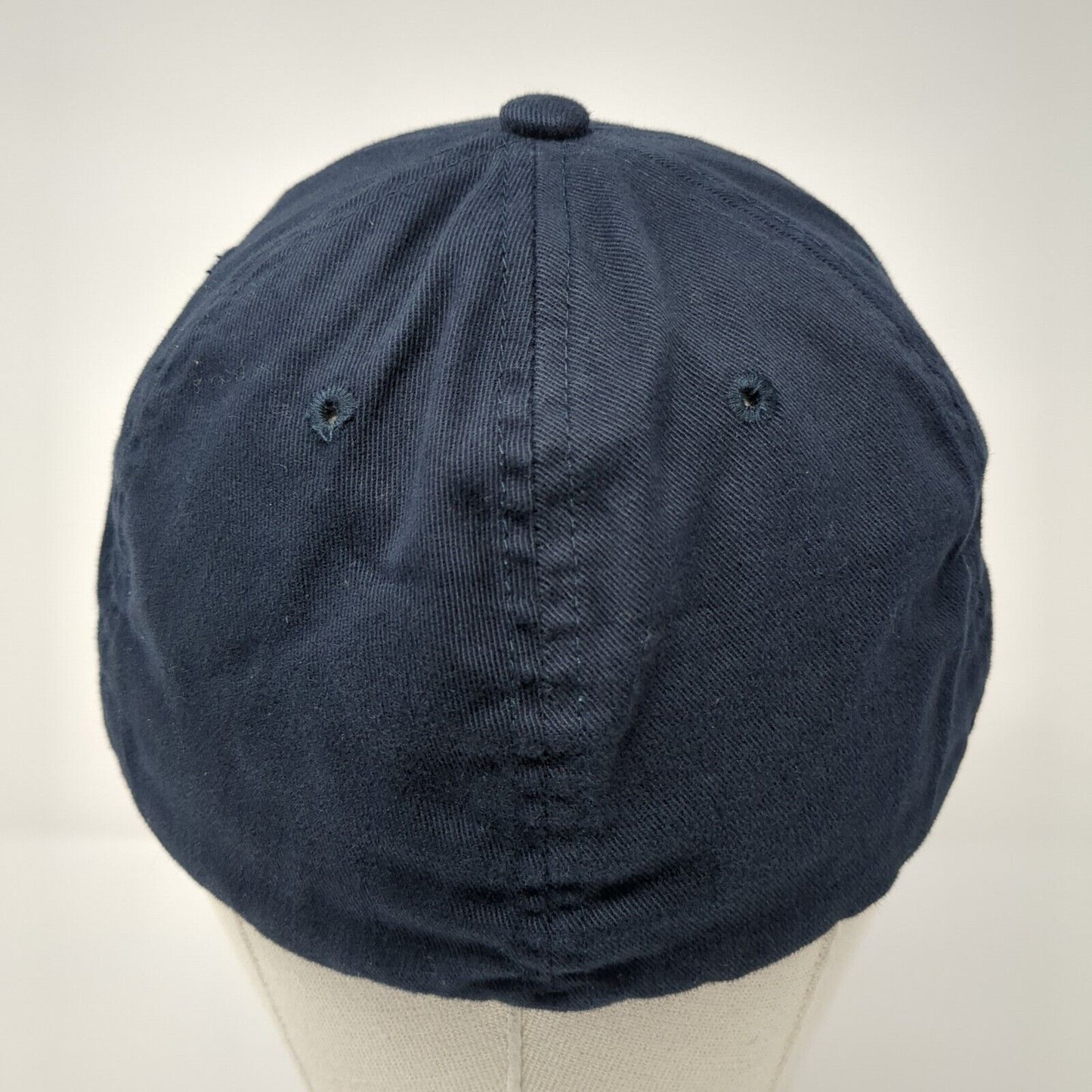 Jetsource Fitted Hat Blue S/M Embroidered Port Authority Solid 6 Panel