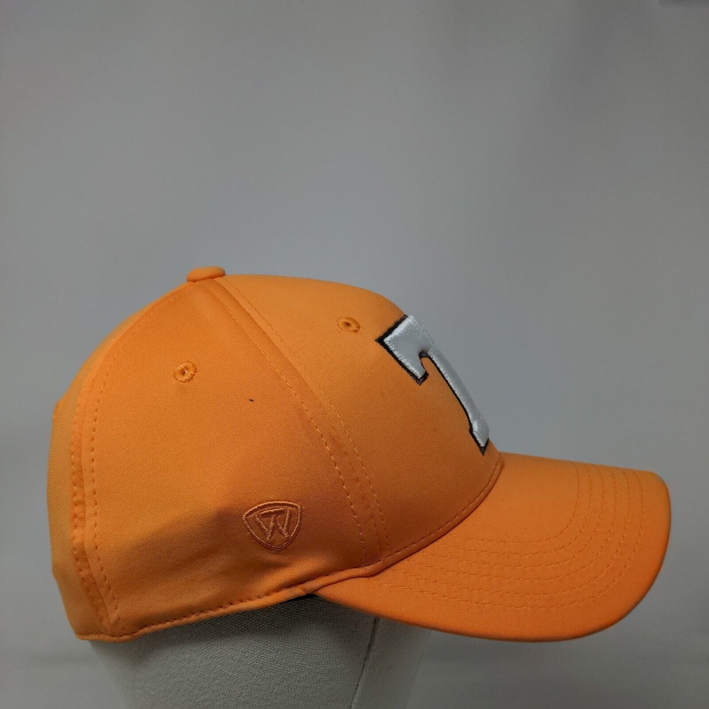 Tennessee Volunteers Fitted Hat Orange Top of the World Embroidered Logo NCAA