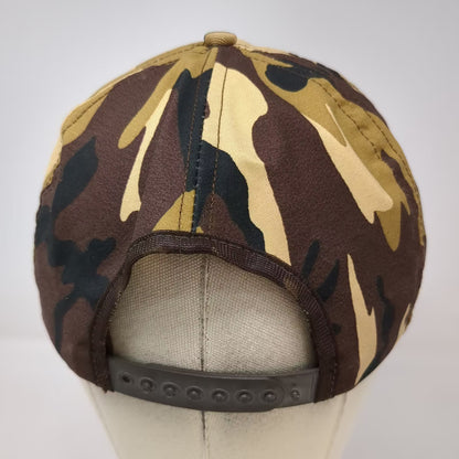 Geiger Bros 5 Panel Brown Green Camo One Size Hat Desert Storm Dalmo Victor USA