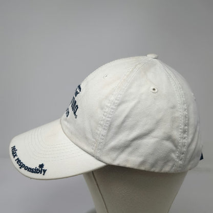 Corona Extra Baseball Cap White One Size Blue Slideback Relax Responsibly Hat