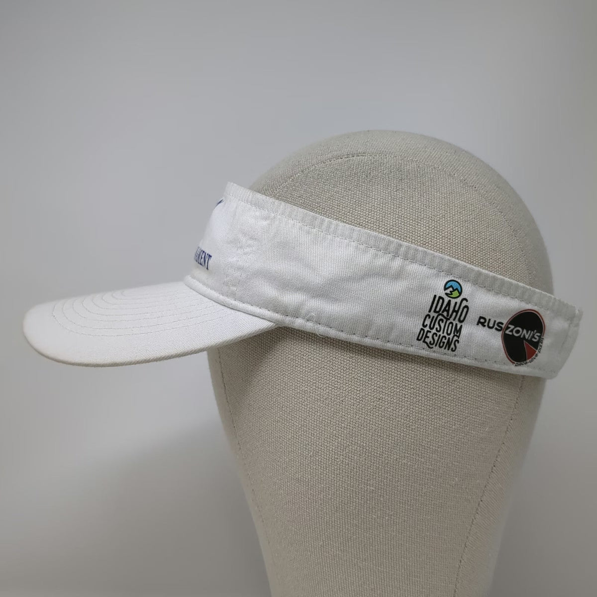 Port & Company Visor White One Size SW Opportunity Tournament Idaho Pizza Hat