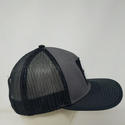 43 Inc Snapback Mesh Back Trucker Hat Black OSFM Adjustable Mission 43