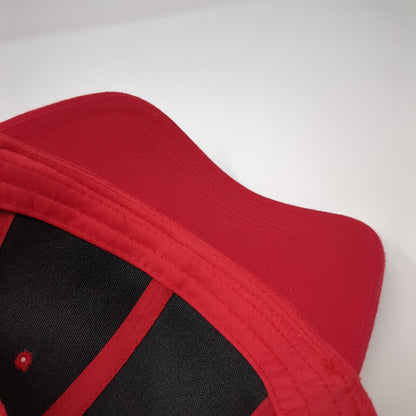 BGO Snapback Trucker Hat Red One Size Adjustable 6 Panel Mesh Back Otto