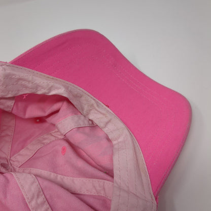 PINK Victoria's Secret Slideback Hat Pink One Size Adjustable 6 Panel Cotton