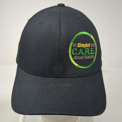 Richardson Baseball Cap Black XL Simplot CARE About Safety Hat Flexfit Pro 185