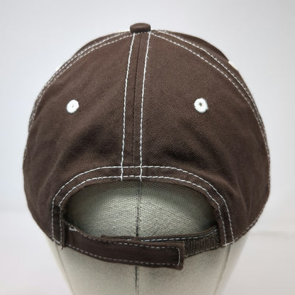 Infinity Headwear Ford Baseball Cap Brown White OSFM Embroidered Logo Stitch Hat