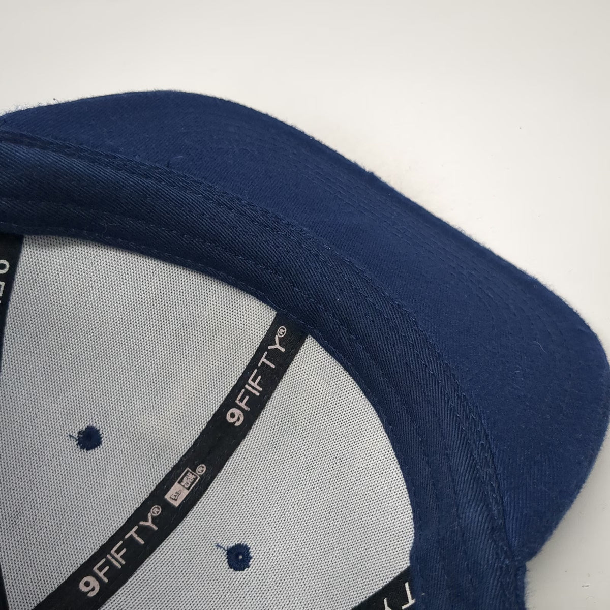 New Era MLB Los Angeles Dodgers Snapback Hat Blue One Size 9FIFTY Flat Brim Logo