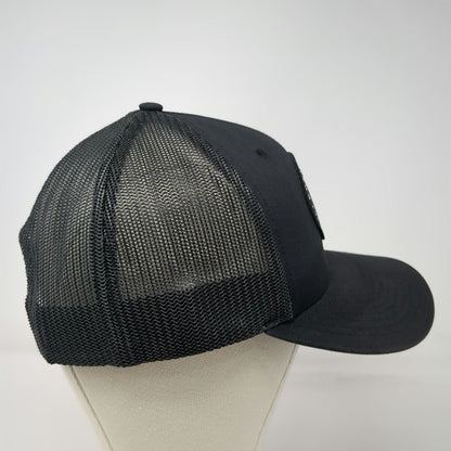 Richardson Trucker Hat Black One Size Boise Idaho Veteran Owned Crosshair Patch