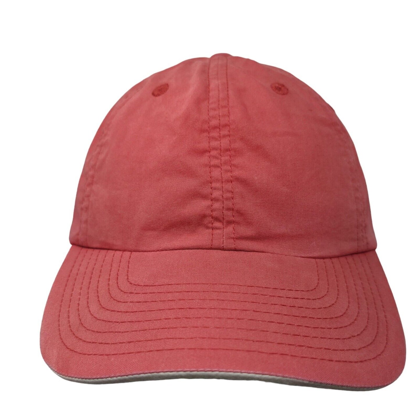 Port Authority Signature Strapback Hat Red One Size Blank 6 Panel