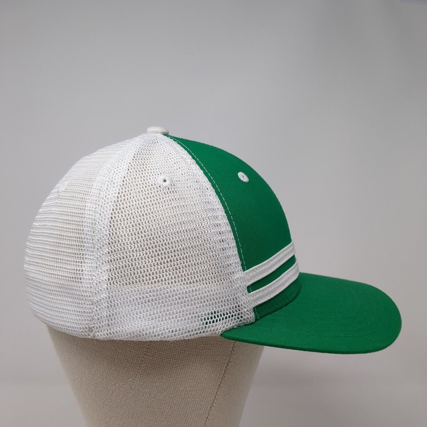 KCCO Fitted Trucker Hat Green One Size Embroidered Mesh Back The Chive