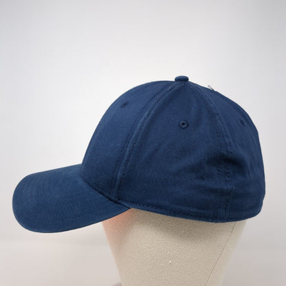 UA Hunt Fitted Hat Blue L/XL Embroidered Vented Holes 6 Panel Under Armour