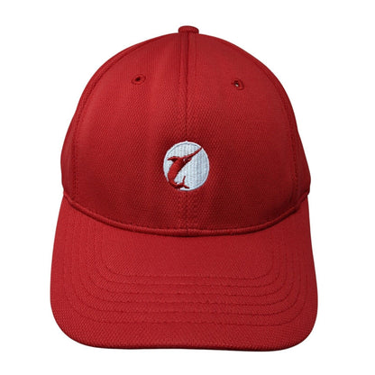 Swan Hunter Slideback Baseball Cap Red One Size Adjustable Embroidered Legendary