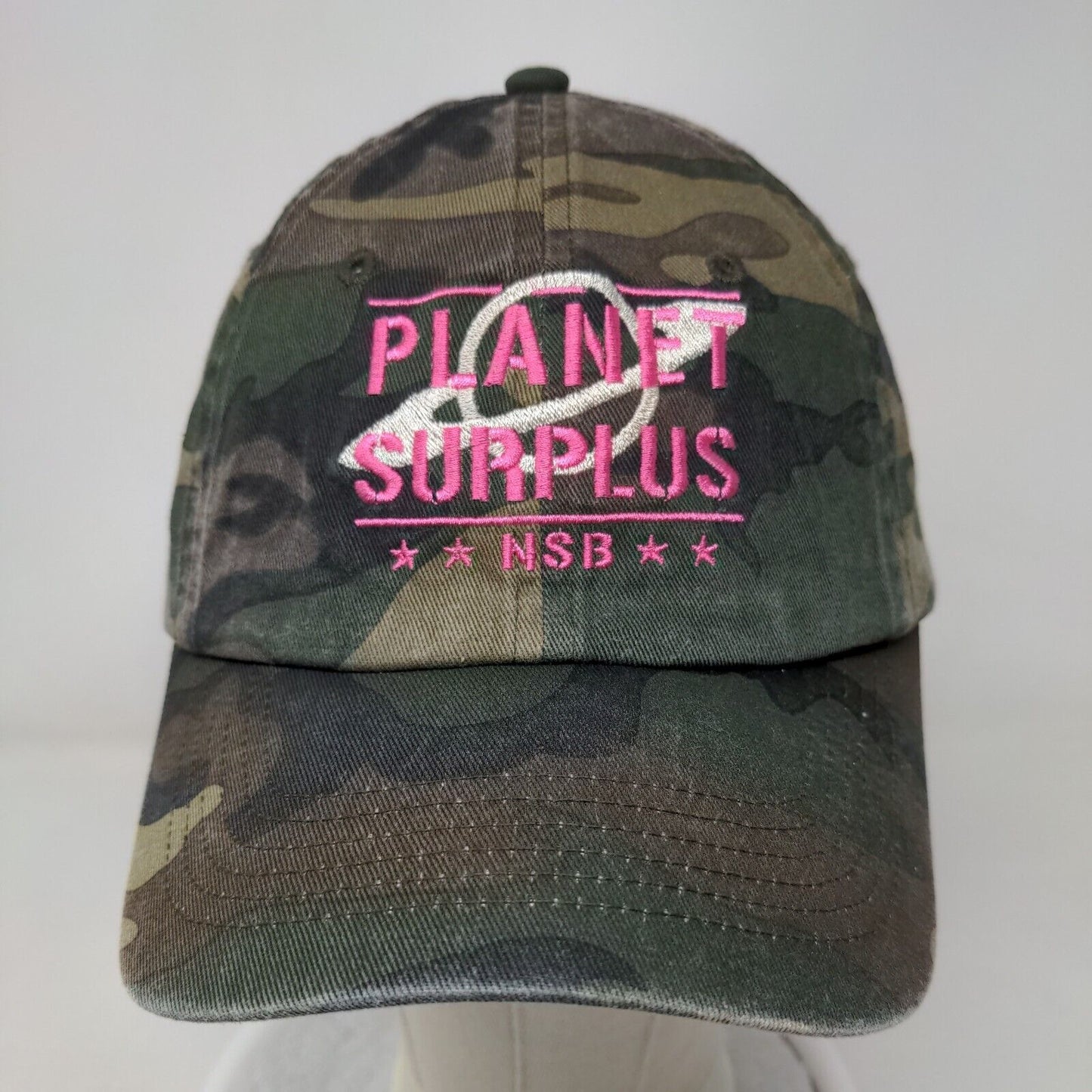 Planet Surplus NSB Strapback Hat Camo OSFA Embroidered Port Authority