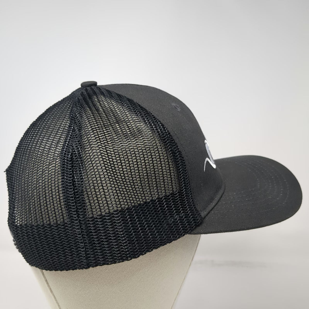Stone Glacier Trucker Hat Gray One Size Mesh Back Snapback Ram Logo Outdoor