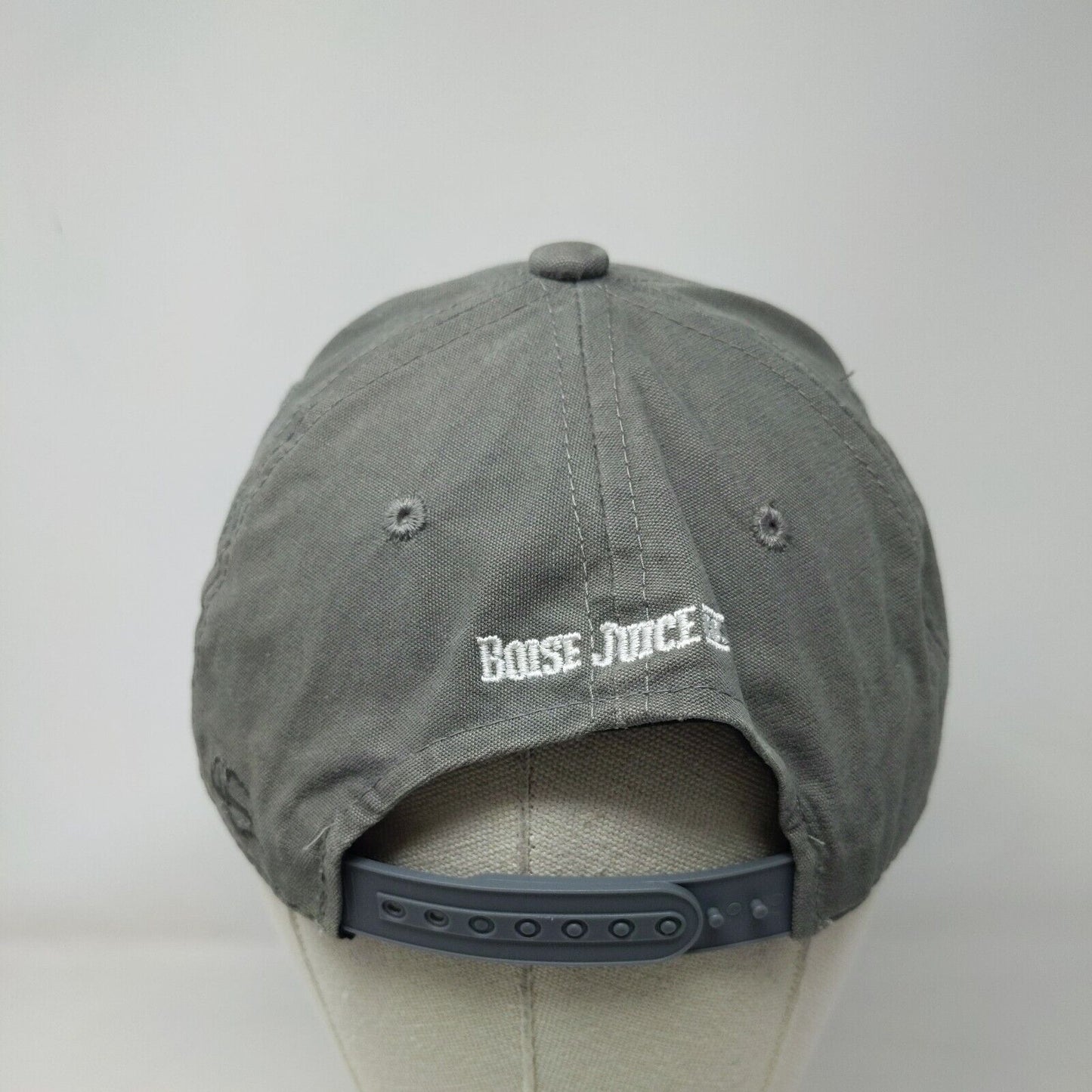 Boise Juice Co Snapback Hat Gray OSFM Embroidered 6 Panel Outdoor Cap