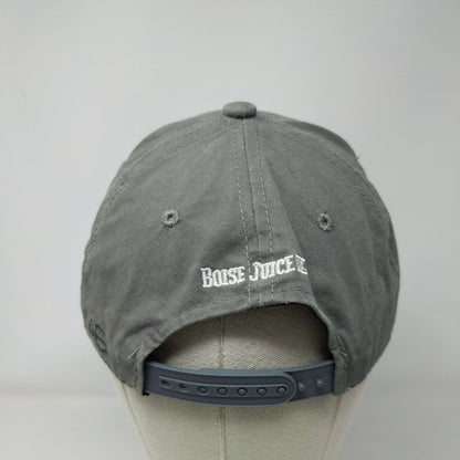 Boise Juice Co Snapback Hat Gray OSFM Embroidered 6 Panel Outdoor Cap