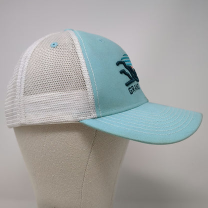 Ouray Trucker Hat Blue One Size Grand Canyon Embroidered Mesh Snapback Hiking