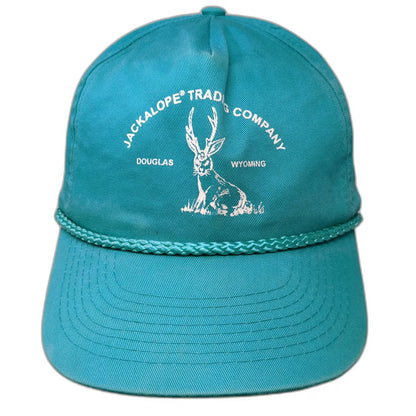 5 Panel Blue Hat One Size Jackalope Trading Company Douglas Wyoming Snapback