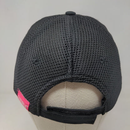 T Mobile Tuesdays Women's Mesh Back Strapback Hat Black Pink OSFA