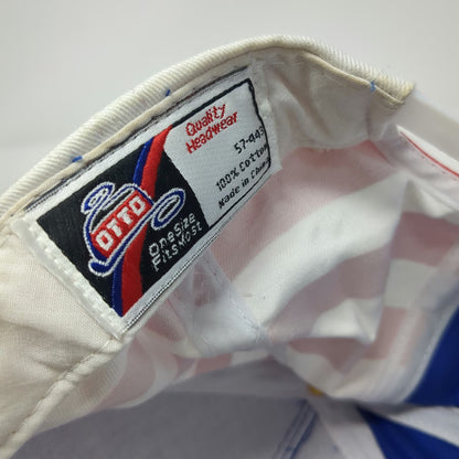 OTTO 5 Panel Blue Red White One Size J&K Trucking American Flag Snapback Hat