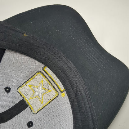 Eagle Crest Baseball Cap Black One Size U.S. Army Logo Embroidered Strapback Hat