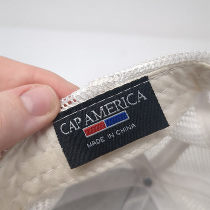 West Contracting Snapback Trucker Hat Blue OS Adjustable Mesh Back Cap America