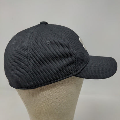 Under Armour Boy's Fitted Hat Black Youth Size S/M Embroidered Logo Polyester