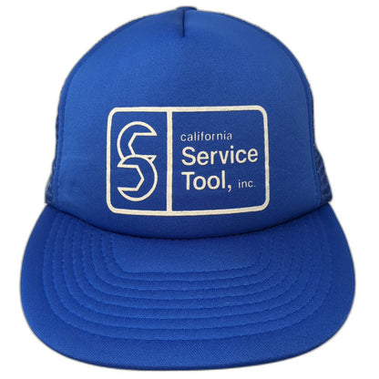 Volume Premium Programs Blue Trucker Hat One Size California Service Tool Mesh
