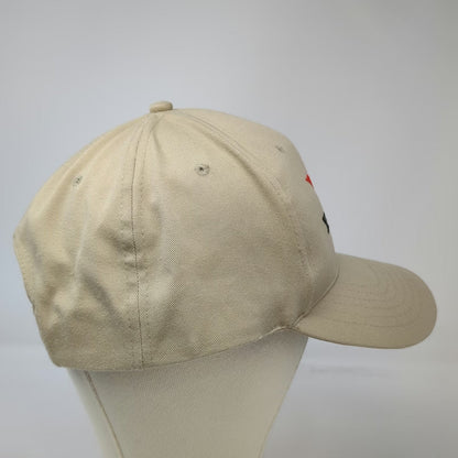Yaesu Snapback Beige One Size Embroidered Logo Radio Amateur Ham Adjustable Hat
