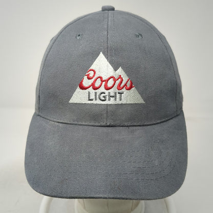 Acme Snapback Gray One Size Coors Light Mountain Logo Embroidered Beer Logo Hat