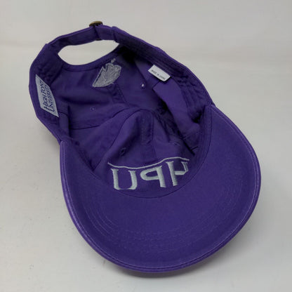 High Point University Men's Slideback Hat Purple Embroidered Logo