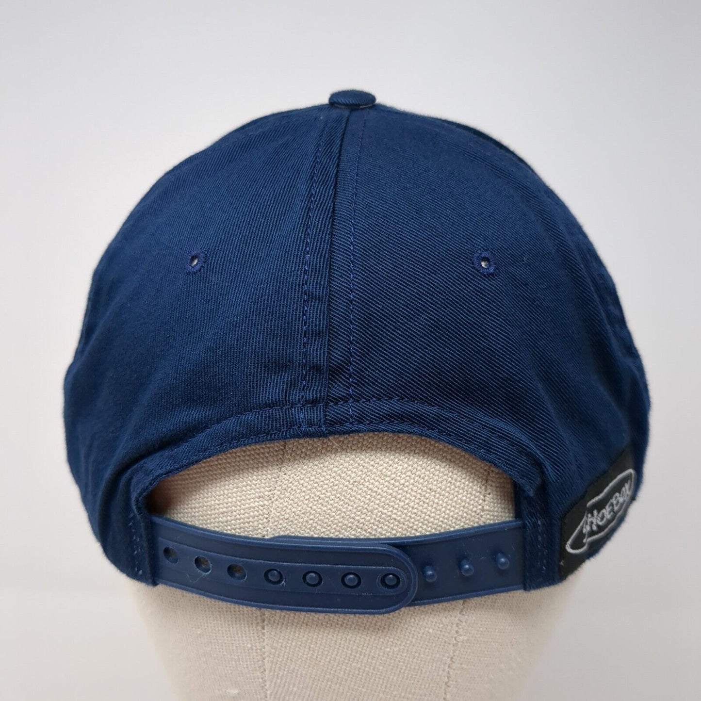 Retired And Loafing Loving It Snapback Hat Blue One Size Adjustable Embroidered