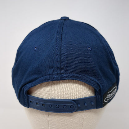Retired And Loafing Loving It Snapback Hat Blue One Size Adjustable Embroidered