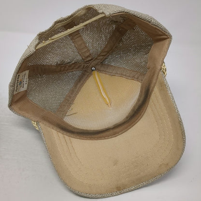 Sportcap 5 Panel Beige Hat One Size Interstate Brick Company Trucker Snapback