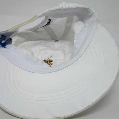 Port Authority Baseball Cap White One Size Mesh Strapback Sun Valley Tennis Hat