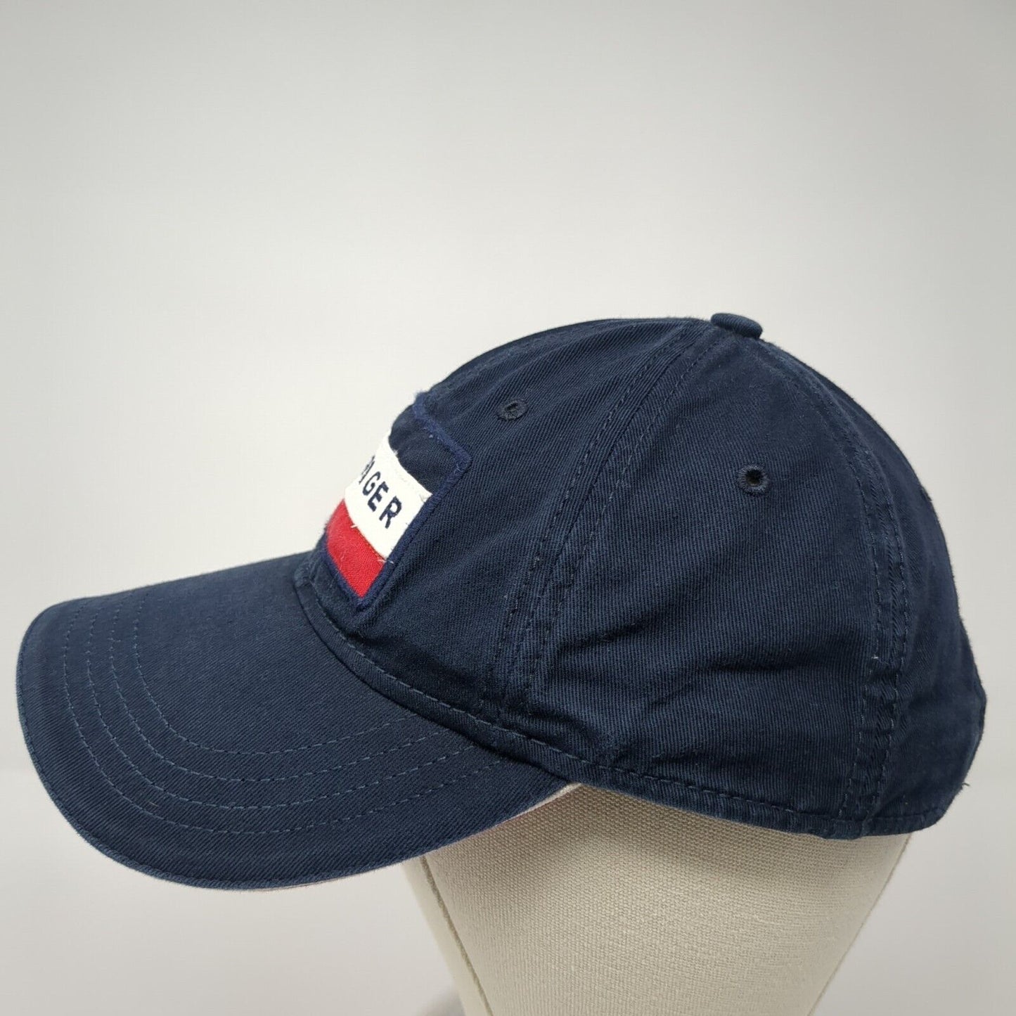 Tommy Hilfiger Slideback Hat Blue One Size Adjustable Solid 6 Panel