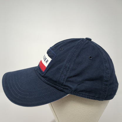 Tommy Hilfiger Slideback Hat Blue One Size Adjustable Solid 6 Panel