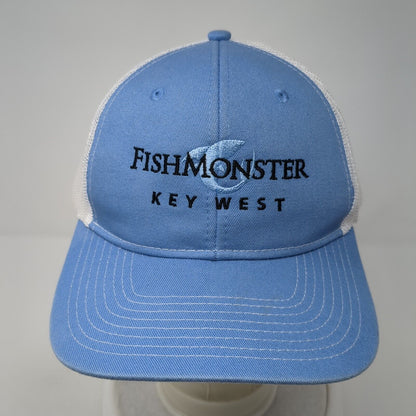 Fish Monster Key West Snapback Mesh Back Trucker Hat Blue One Size