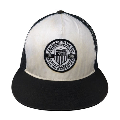 Official Seal of Enve Composites Trucker Hat Black OSFA Mesh Back