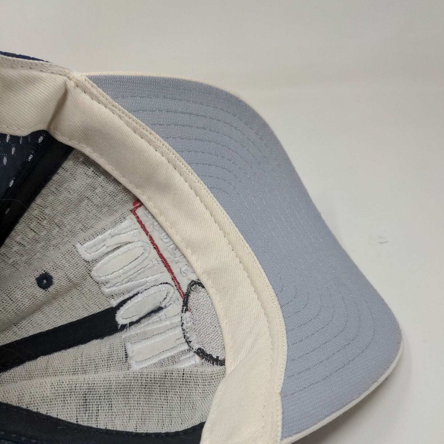 DeLong Men's Snapback Hat Blue Size M-L Embroidered Roncali Rebels Logo